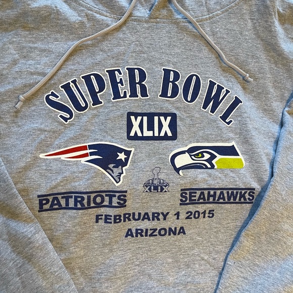 #289 (VINTAGE) & RARE ITEM!!! Super Bowl XLIX Hoodie - Picture 5 of 16